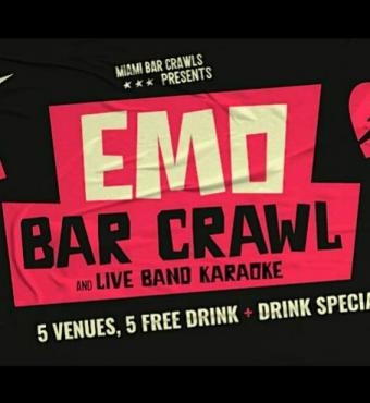 Emo Bar Crawl with Live Band Karaoke | Miami Carnival | Tickets 