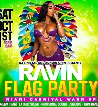 RAVIN - FLAG PARTY | Miami Carnival | Tickets 