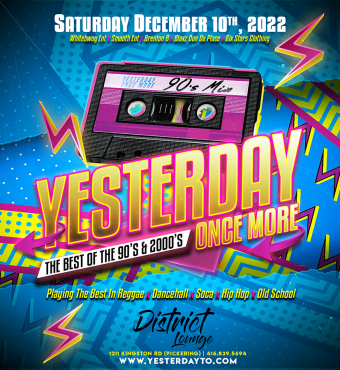 Yesterday Once More - The 90's & 2,000's Party! 