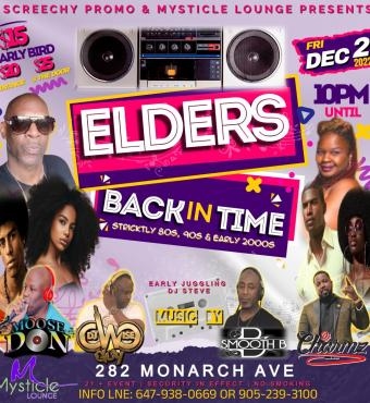 ELDERS | BACK IN TIME | STRICTLY 80S, 90S & EARLY 2000S 