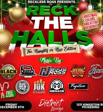 RECK THE HALLS - Friday DEC 9th @ District Lounge 