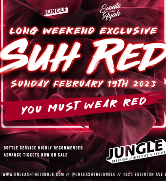 SUH RED 'You Must Wear Red' // Long Weekend Sunday Inside Jungle