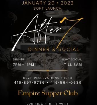 AFTER 7 • Dinner Social (Fridays) 