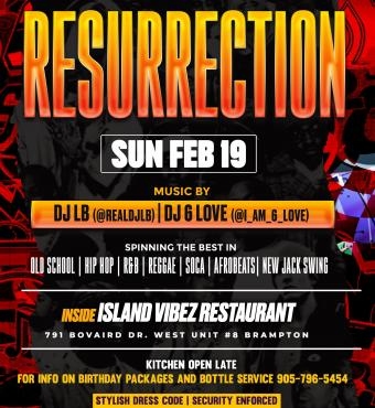 RESURRECTION - The Long Weekend Old School Party 