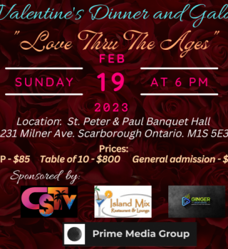 Valentine's Dinner and Dance  - Love Thru the Ages 