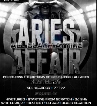 SPEXDABOSS PRESENTS THE ANNUAL ARIES AFFAIR ALL BLACK EDITION 2023 