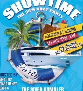 Showtime The 90’s Boat party 