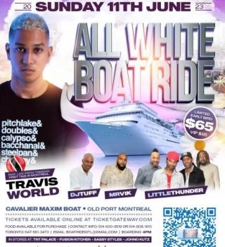 All White Boat Ride MTL 2023 