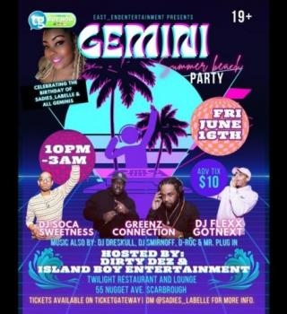 Gemini Summer Beach Party 