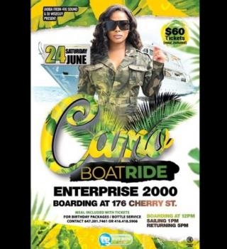 CAMO BOAT RIDE JUNE 24, 2023 ABOARD THE ENTERPRISE 2000 