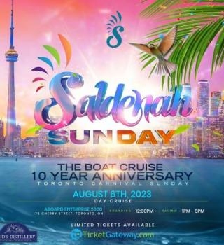 Saldenah Sunday Boat Cruise | Toronto Carnival Sunday 