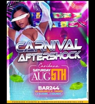 Carnival Aftershock | Caribana Saturday | August 5th 