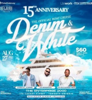 Denim And White Boat Cruise 2023 