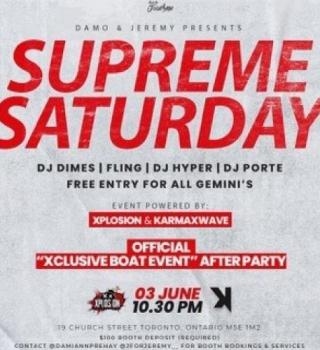 Supreme Saturday - The Xclusive Pt. 3. After Party 
