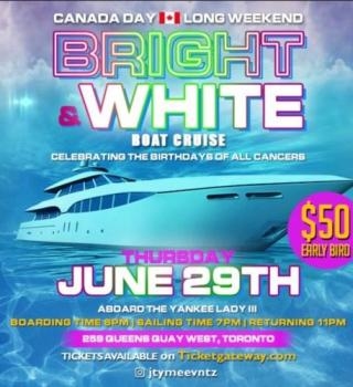 BRIGHT & WHITE Boat Cruise 