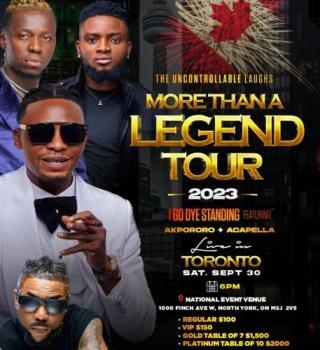 More Than A Legend Comedy Show 