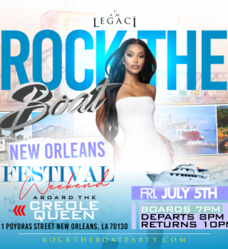 ROCK THE BOAT ANNUAL ALL WHITE BOAT RIDE PARTY | NEW ORLEANS BIG FESTIVAL WEEKEND 2024 