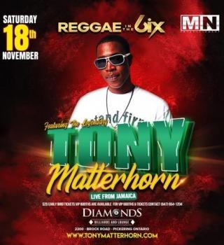 TONY MATTERHORN Live Inside REGGAE IN DA 6IX