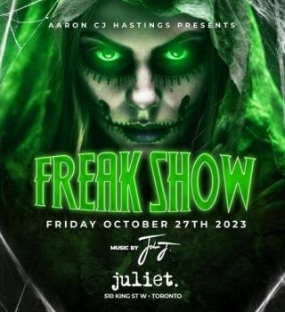 THE FREAK SHOW HALLOWEEN COSTUME BASH