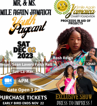 Mr|Miss Smile Again Jamaica Youth Pageant 