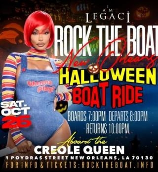 ROCK THE BOAT NEW ORLEANS HALLOWEEN BOAT RIDE 2024 