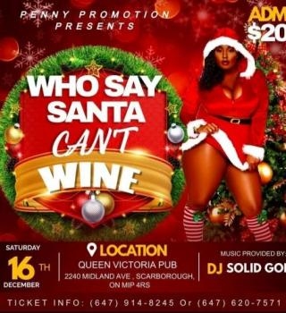 Who Say Santa Can't Wine 