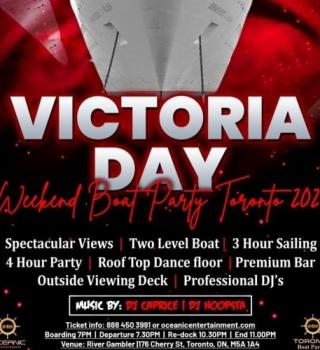 Victoria Day Weekend Boat Party Toronto 2024 | Tickets Starting At $20 