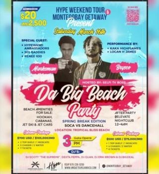 Spring Break Madness-Da Big Beach Party 