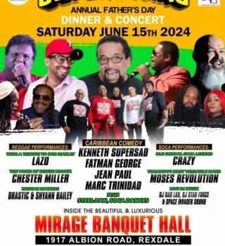 SUPERSTARS Caribbean Comedy, Reggae & Old Soca Father's Day Concert 