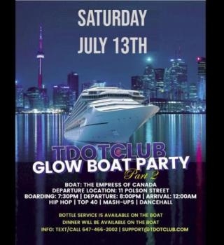 Tdotclub Glow Boat Party 2024 