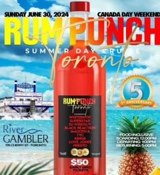 Rum Punch Summer Day Cruise Toronto 24' 