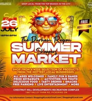 Summer Shoppers Market + Family Fun Day 
