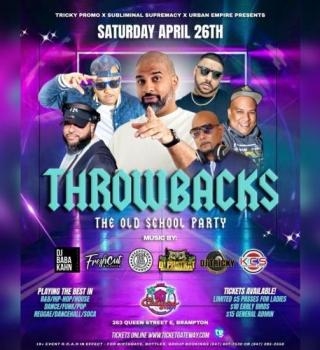 Throwbacks - Old School Party 