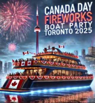 Canada Day Fireworks Boat Party Toronto 2025 