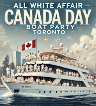 All White Affair Canada Day Boat Party Toronto | Canada Day Event Toronto 2025 