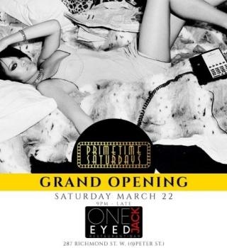 PRIMETIME SATURDAYS | EVERY SATURDAY 2025 | ONE EYED JACK TORONTO 