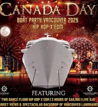 CANADA DAY BOAT PARTY VANCOUVER 2025 | HIP HOP X EDM | TWO DANCE FLOOR 