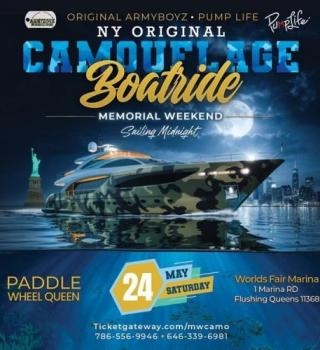 NY 23RD ANNUAL ORIGINAL CAMOUFLAGE BOATRIDE 