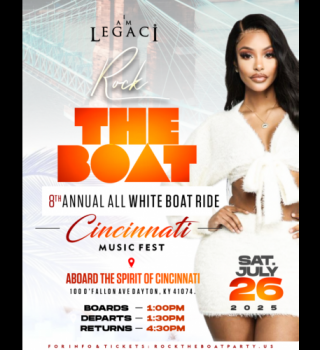 ROCK THE BOAT ALL WHITE BOAT RIDE PARTY CINCINNATI MUSIC FESTIVAL 2025 
