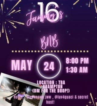 JAMMY’S SWEET 16 BNB 