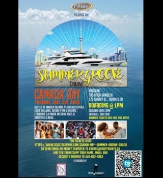 Canada Day - Summer Groove Cruise  