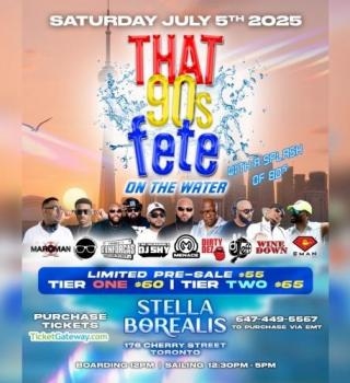 That 90s Fete On The Water 2025 