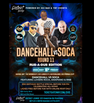 DANCEHALL VS SOCA RUB-A-DUB EDITION