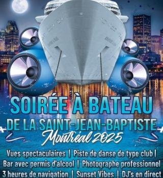 Soirée à Bateau De La Saint-jean-baptiste Montréal 2025 