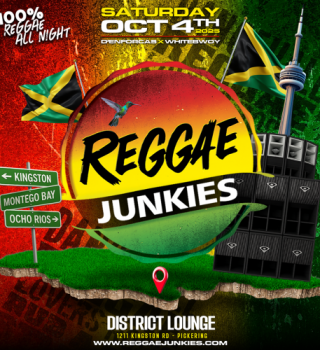 Reggae Junkies - Saturday October 4th, 2025 