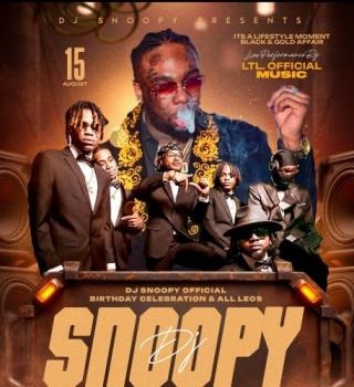 Black & Gold Affair  (dj Snoopy Official Birthday Celebration) 