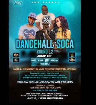Dancehall Vs Soca Round 12 Jump Up 