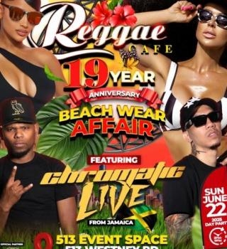 ~ REGGAE CAFE - 19 YEAR ANNIVERSARY [ B E A C H  W E A R  A F F A I R ]