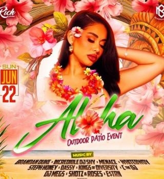 ALOHA - TROPICAL DAY PATIO EVENT
