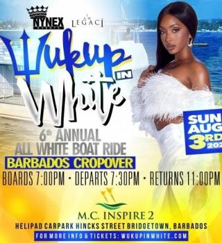 Wuk Up In White: 7th Annual All White Boat Ride – Crop Over 2025 